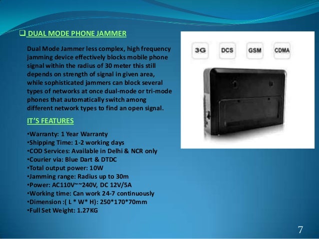 Phone jammer range hood - phone jammer detect two