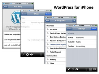 WordPress for iPhone
 