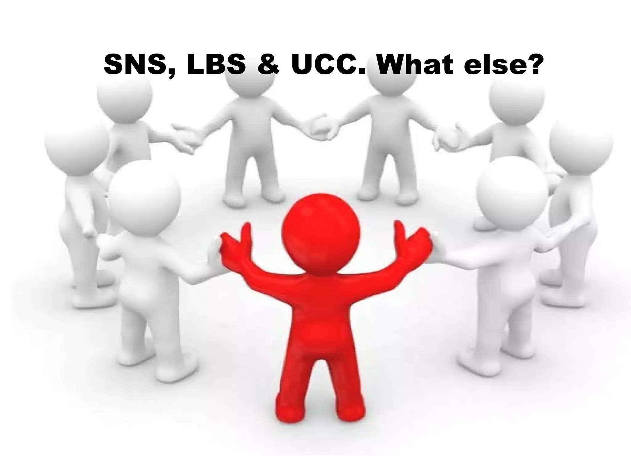 SNS, LBS & UCC. What else?