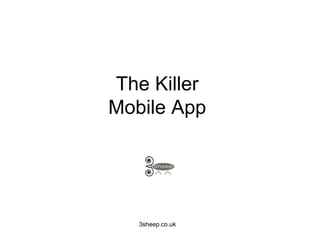 The Killer
Mobile App




   3sheep.co.uk
 