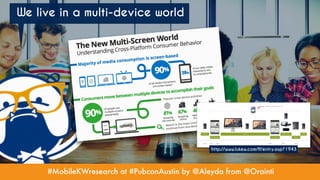 #MobileKWresearch at #PubconAustin by @Aleyda from @Orainti
We live in a multi-device world
http://www.lukew.com/ff/entry.asp?1943
 
