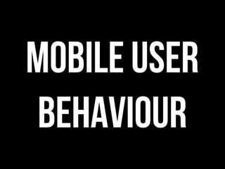 Mobile UX