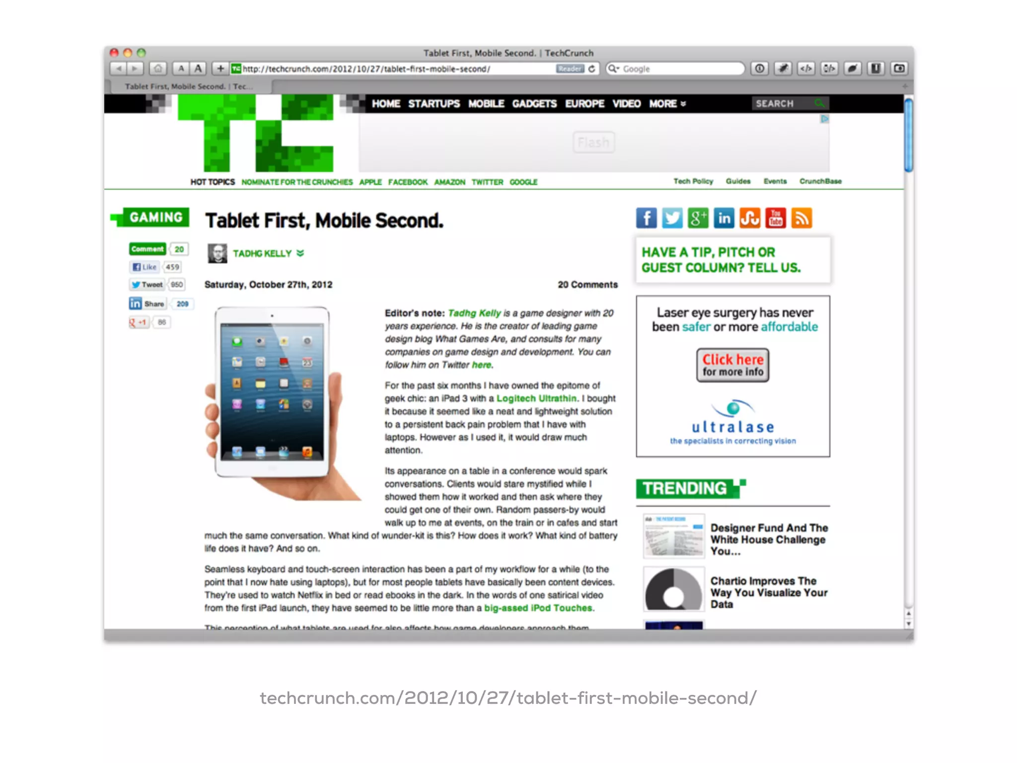 techcrunch.com/2012/10/27/tablet-first-mobile-second/
 
