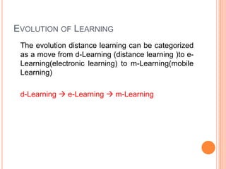 Mobile Learning | PPTX