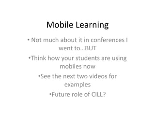 Mobile Learning ,[object Object]