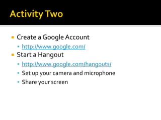Reach us at:
 pncolt@pnc.edu
 Twitter and Facebook: @PNCOLT
 http://www.pnc.edu/distance for all
workshop notes, links, and training needs
 