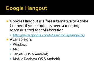  Create a Poll
 Participate in a Poll in PollEverywhere
 Create your own poll
 