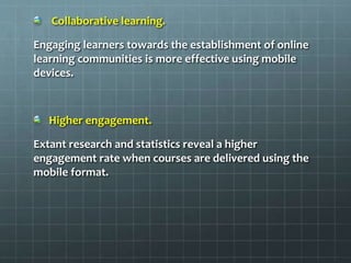 Mobile learning | PPTX