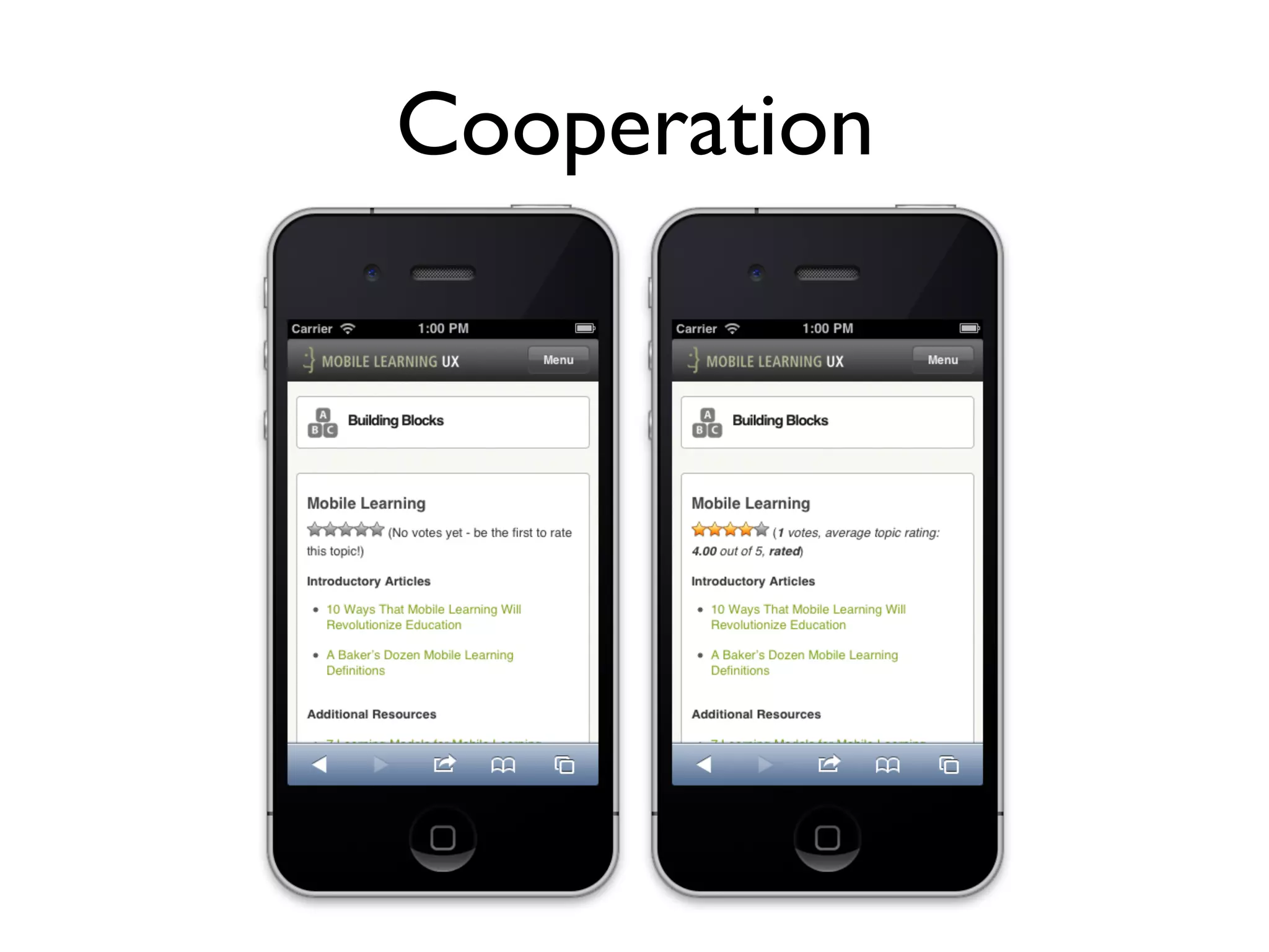 Cooperation"
 