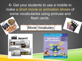 Mobile learning teaching vocabulary | PPTX
