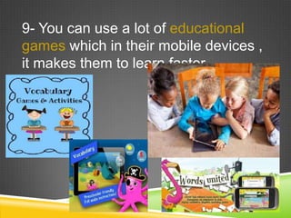 Mobile learning teaching vocabulary | PPTX