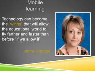 Mobile learning teaching vocabulary | PPTX