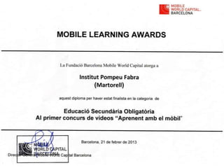 Mobile learning awards