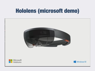 Hololens (microsoft demo)
 