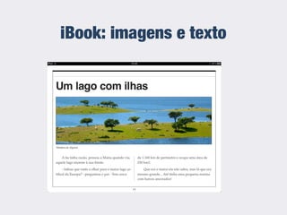 iBook: video e testes
 
