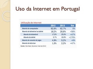 Uso da Internet em Portugal
 