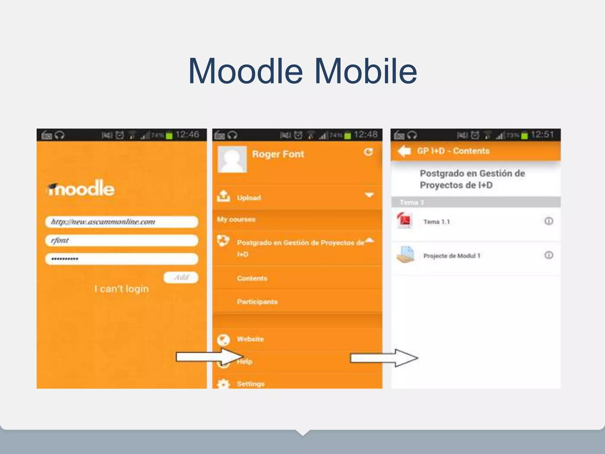 Moodle Mobile
 