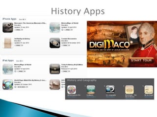 History Apps
 