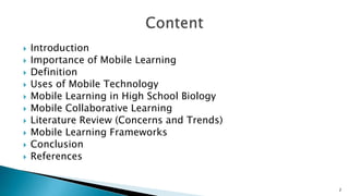 Mobile learning powerpoint | PPTX