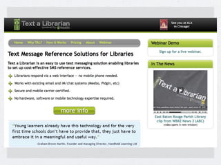 Mobile Learning Presentation May 1, 2009