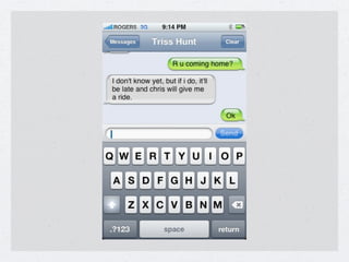 Mobile Learning Presentation May 1, 2009