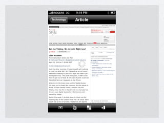 Mobile Learning Presentation May 1, 2009