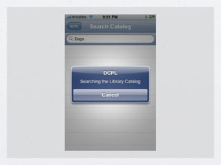 Mobile Learning Presentation May 1, 2009
