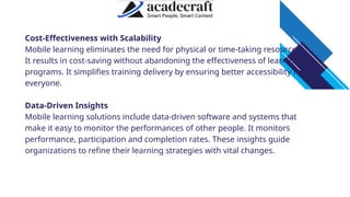Mobile Learning Solutions Explained Adjust Training Adaptability.pptx