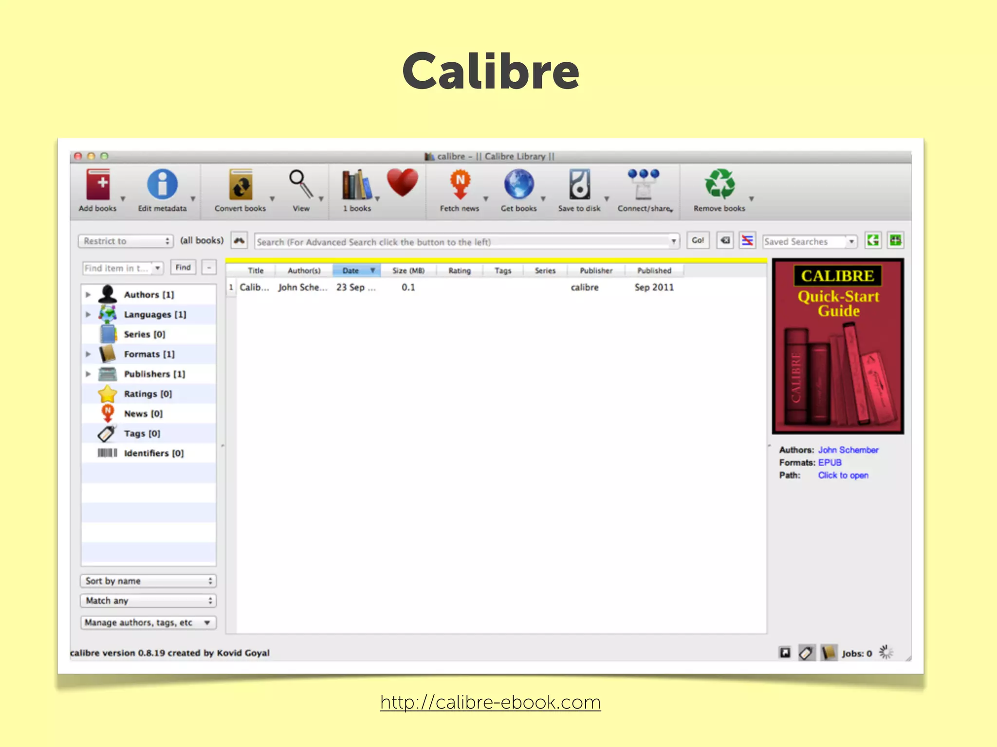 Calibre




http://calibre-ebook.com
 