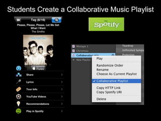 Students Create a Collaborative Music Playlist
 