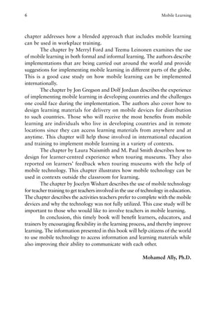 Mobile learning transforming the delivery of education and training | PDF