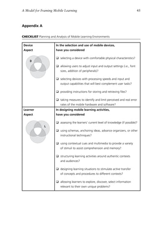 Mobile learning transforming the delivery of education and training | PDF