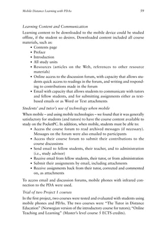 Mobile learning transforming the delivery of education and training | PDF