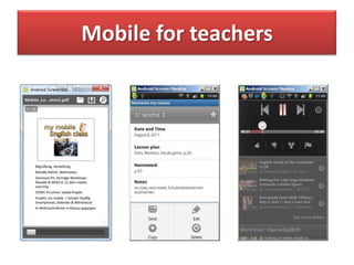 Mobile for teachers
 