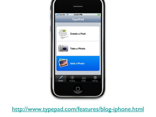 http://www.typepad.com/features/blog-iphone.html 