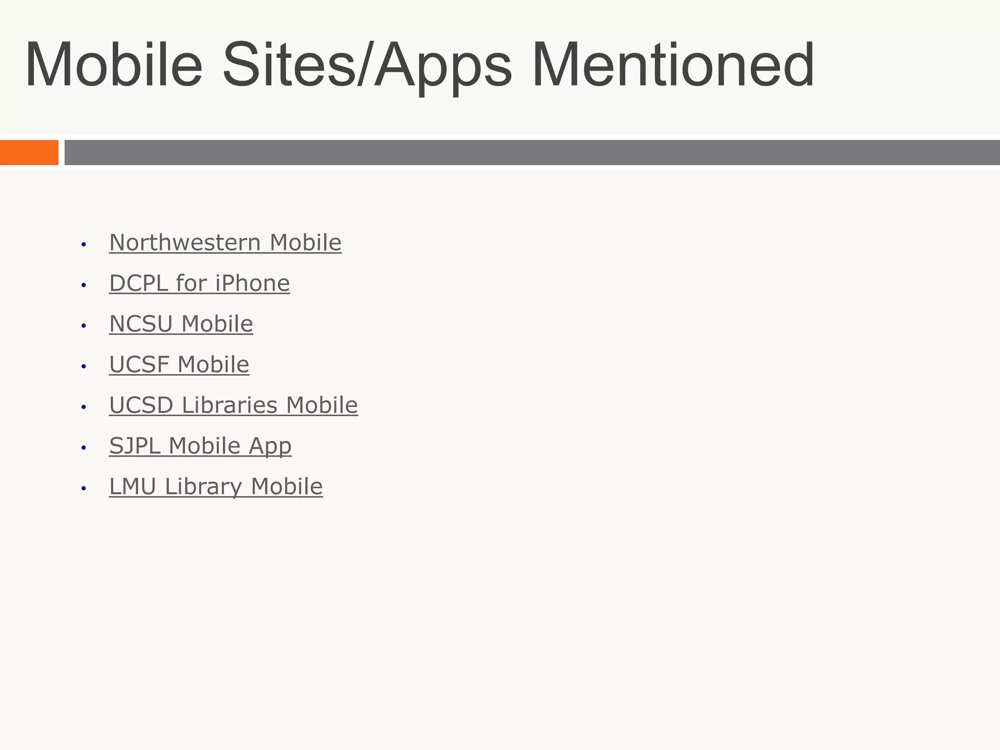 Some ways to do this include: