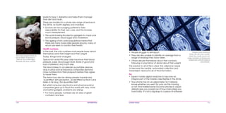 110 mobile mania 111
•	 People struggle to self-report.
•	 They are also unable to identify an average from a
range of readings they have taken.
•	 Others delude themselves about their numbers,
following a long history of denial about their weight.
The solution to all of this is clear: the cellphone needs
to become the central, automated collection and
transmission device for all of this information.
So:
•	 Expect mobile digital medicine to become an
integral part of the middle class lifestyle in the 2010s.
•	 Your phone has an accelerometer. So it already
knows whether you went for your run this morning
or not. And indeed some Docomo phones in Japan
already give you a read out of how many steps you
took today. It’s not a big leap to a piece of software
People make irrational
trade offs with their health:
when the credit crunch hit,
large numbers of Americans
postponed critical medical
procedures.
levels for type 1 diabetics and helps them manage
their diet and insulin.
These are models for a whole new range of services in
the 2010s, as health digitizes and mobilizes:
•	 Doctors are encouraging patients to take
responsibility for their own care, and this involves
much measurement.
•	 The world is being flooded by gadgets to check your
blood pressure, blood sugar and cholesterol.
•	 The ageing of rich world populations means that
there are many more older people around, many of
whom are keen to monitor their health.
Health numbers
In the past, the only numbers most people knew about
themselves were their height and their weight.
Today, things have changed.
Typical rich world fifty year olds may know their blood
pressure, pulse, blood sugar level, levels of good and
bad cholesterol, and much else.
This trend is likely to accelerate as portable devices
drop in price and as insurance companies demand
more numbers from their prospects before they agree
to insure them.
The trend may also be driving people towards new
‘quantified’ self perception, as identified by Kevin Lane
Keller in his blog, The Quantified Self.
But whilst consumer electronics and pharmaceutical
companies gear up to flood the world with new, more
and better gadgets, problems are arising:
•	 For many people, numbers are an area of great
confusion and fear.
The most popular track by
far on Nike+ is Survivor’s
1982 hit ‘Eye of the Tiger’.
Runners are such clichés.
 