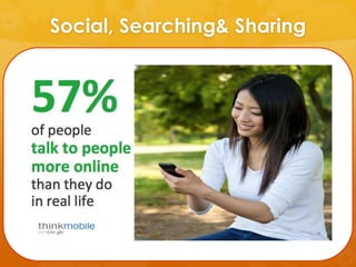 Social, Searching& Sharing
 