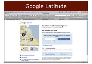 Google Latitude




_40.000.000 de
líneas en
Argentina.
 