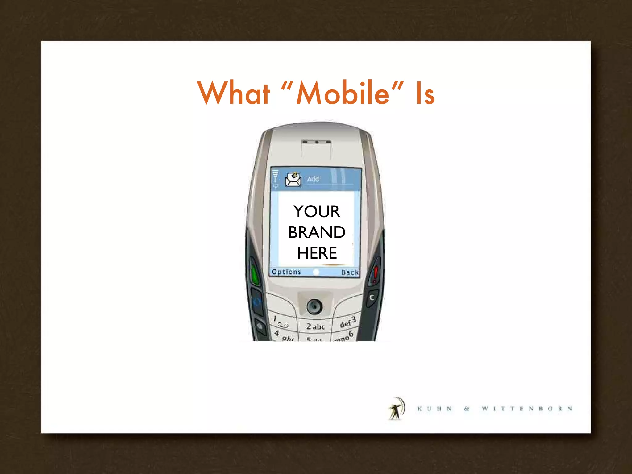 What “Mobile” Is YOUR BRAND HERE 