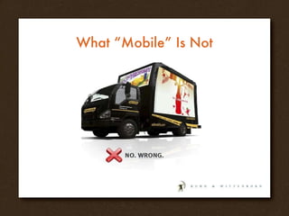 What “Mobile” Is Not Text 