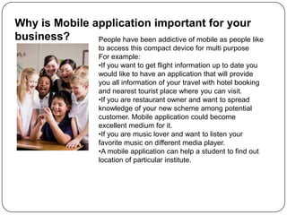 Hotel and Restaurant Applications