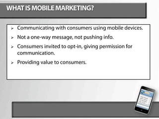 Mobile Marketing for Local Businesses