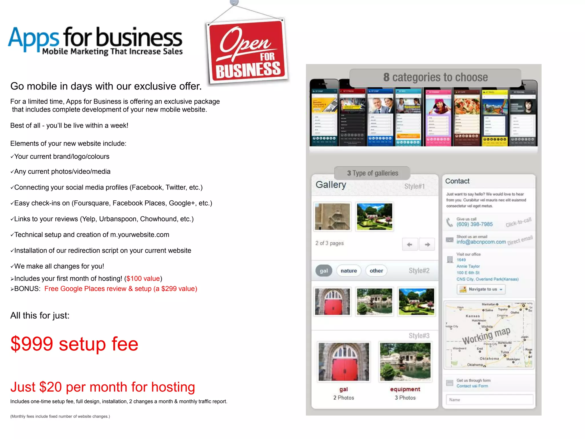 SterlingMcKinleyspeaks
      MckinleyMediaGroup
      TheAppsforBusiness
      Appsfor_biz
      MckinleyMediaGp
      SterlingMcKinle

Call: 410-630-1287
Email: sterling.mckinley@gmail.com
 