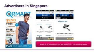 Advertisers in Singapore




                   Now in its 3rd publication, they see about 100 ~ 150 orders per week.
 