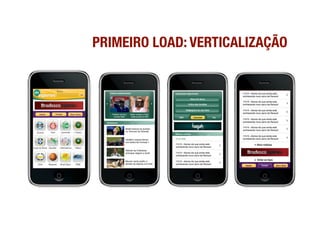 PRIMEIRO LOAD: VERTICALIZAÇÃO
 
