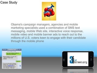 Mobile Marketing for Politics