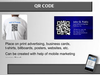 The mobile marketing potential is  ENORMOUS! You CANNOT afford to ignore this trend!! THE BOTTOM LINE 