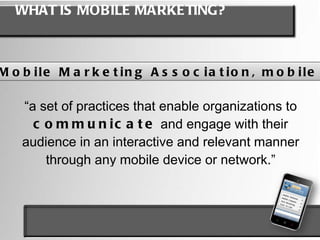 How Mobile Websites fit into your online presence 