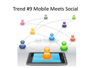 Trend #9 Mobile Meets Social
 